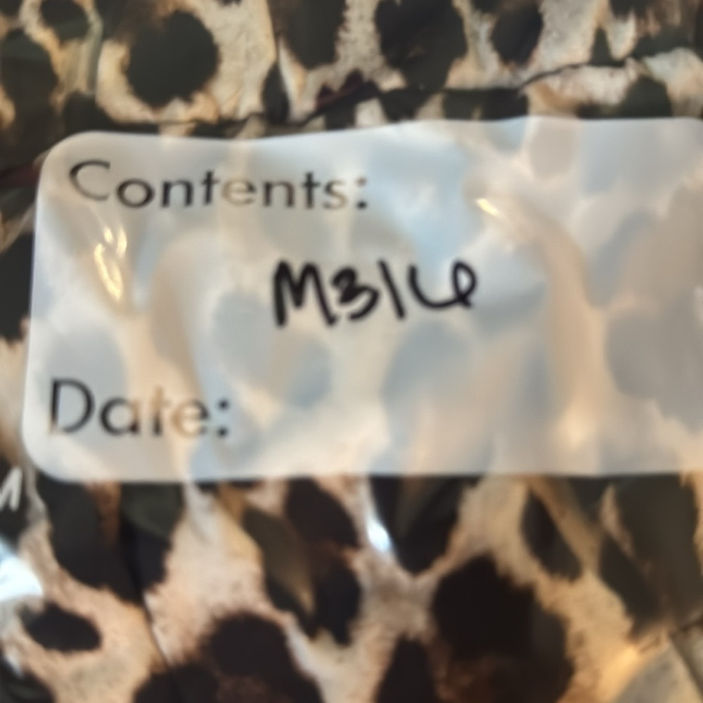 Halogen Animal Print Long Skirt Size L - Picture 7 of 7
